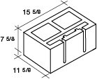 12 x 8 x 16 SoudBlox RSC/RF4 ACMU
